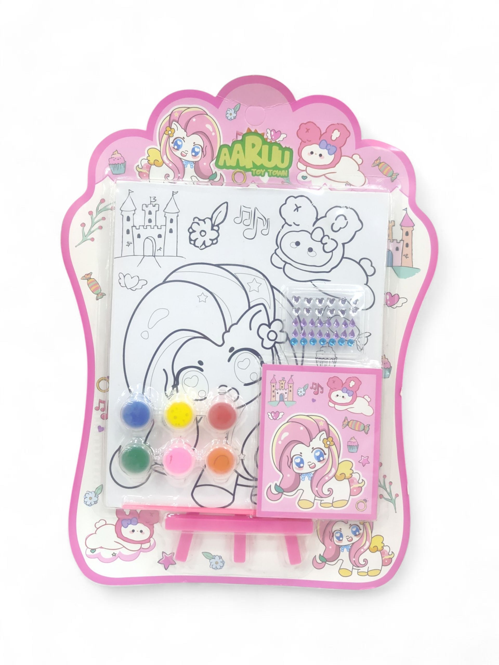 TOY AARUU DRAWING TOWN PINK TOY AARUU DRAWING TOWN PINK